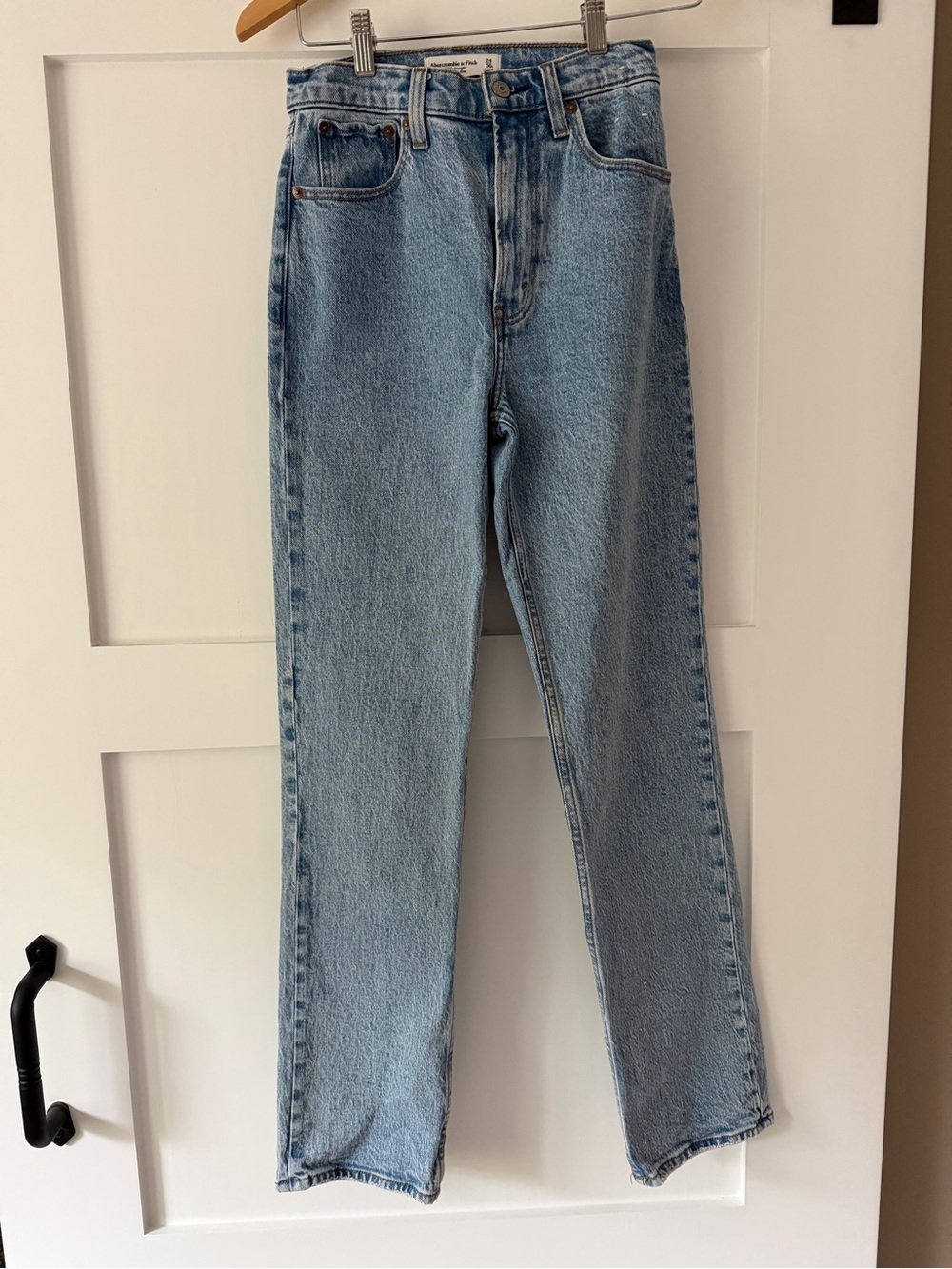 Abercrombie & Fitch Light Blue Straight Leg Jeans